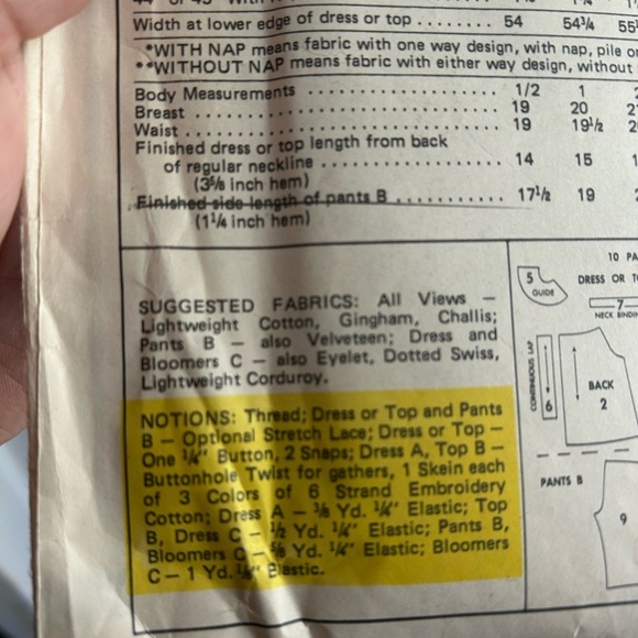 5/$25 McCall 3573 sewing pattern toddler dress pants size 2-4 🪡 - Picture 8 of 8